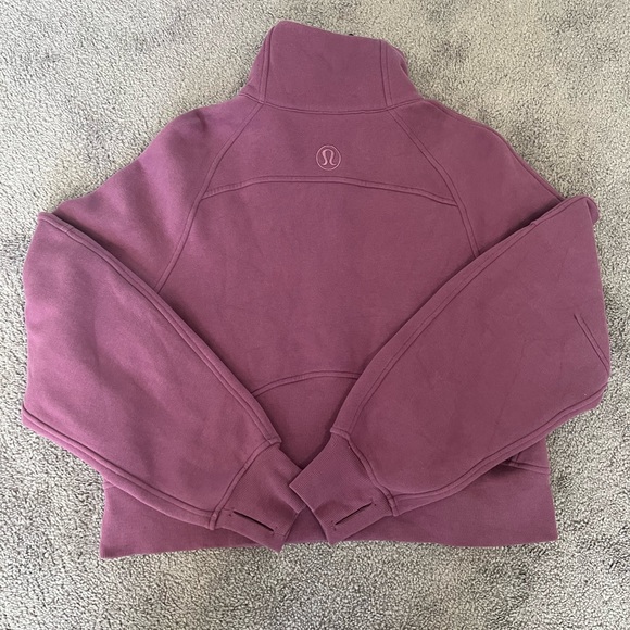 Lululemon Oversized Funnel Neck Scuba XS/S Vintage Plum - Picture 3 of 4